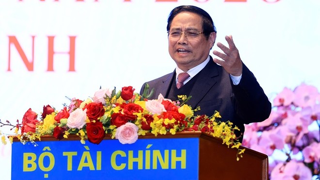 Thủ tướng Phạm Minh Chính phát biểu chỉ đạo hội nghị. Ảnh: Đức Thanh.