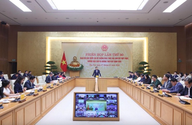 Phó Thủ tướng Trần Hồng Hà chủ trì cuộc họp. Ảnh: VGP.