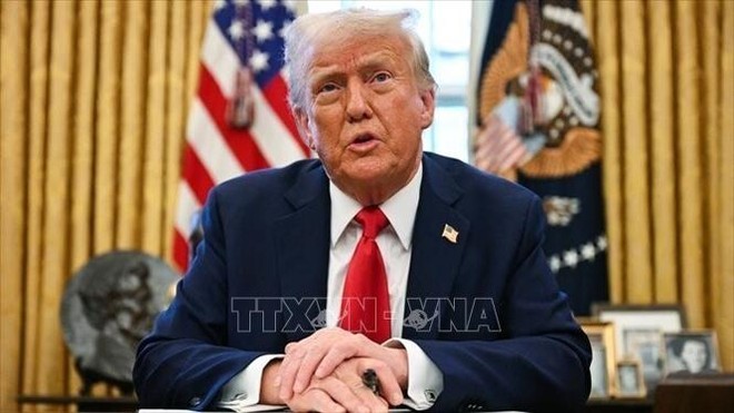 Tổng thống Mỹ Donald Trump. Ảnh: IRNA/TTXVN