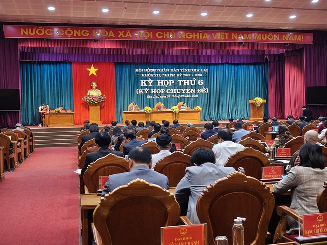 HĐND tỉnh Gia Lai thông qua Nghị quyết miễn nhiệm chức vụ Phó chủ tịch UBND tỉnh và bầu Trưởng ban Ban Dân tộc HĐND tỉnh. 