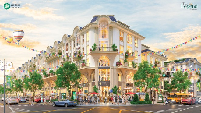 Phố thương mại cao cấp The Legend Shophouse tại Van Phuc City