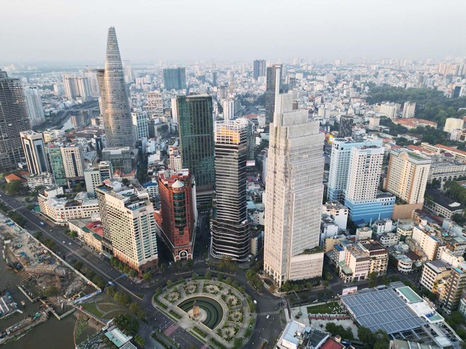 VIFC-HCMC có quy mô khoảng 898 ha, trải rộng trên địa bàn các phường Sài Gòn, Bến Thành và khu đô thị mới Thủ Thiêm (phường An Khánh). Ảnh: Lê Toàn.