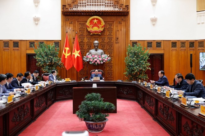 Thủ tướng Phạm Minh Chính chủ trì phiên họp. Ảnh: VGP.