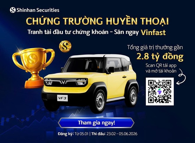 Chứng khoán Shinhan tổ chức cuộc thi đầu tư chứng khoán “Chứng trường huyền thoại”