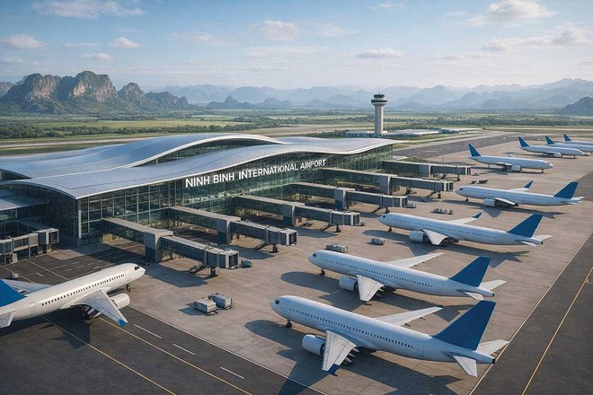 Phối cảnh Cảng hàng không quốc tế Ninh Bình 