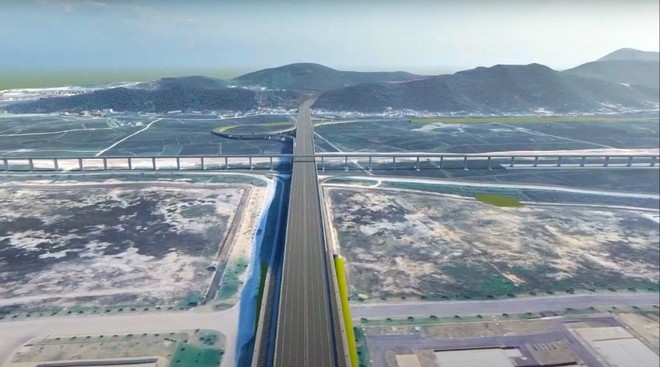 Phối cảnh dự án Đầu tư xây dựng đường bộ cao tốc Vinh - Thanh Thuỷ.