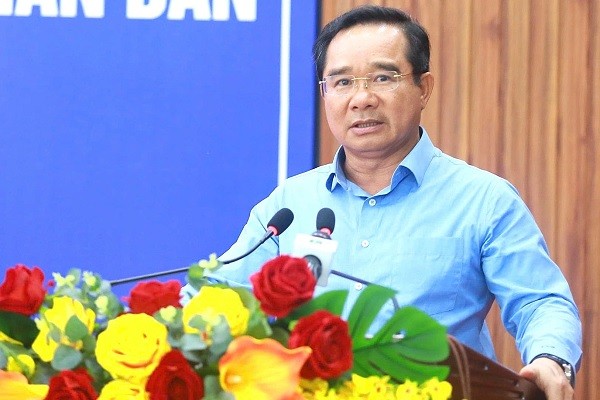 Chủ tịch UBND TPHCM Nguyễn Văn Được phát biểu tại hội nghị.