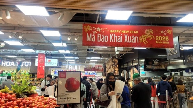 Nhu cầu mua sắm trong dịp Tết đã tác động tới mức tăng Chỉ số giá tiêu dùng tháng 2/2026