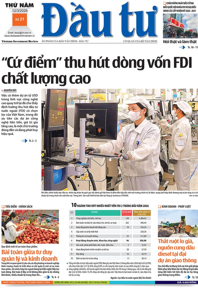 Báo Đầu tư số 21