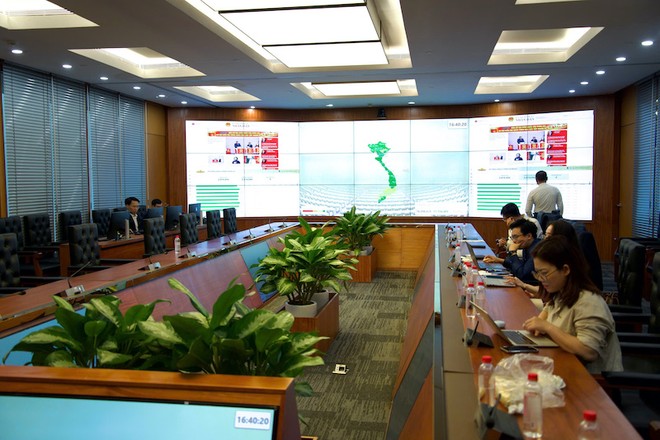 Số liệu bầu cử được cập nhật liên tục tại Văn phòng Hội đồng Bầu cử quốc gia