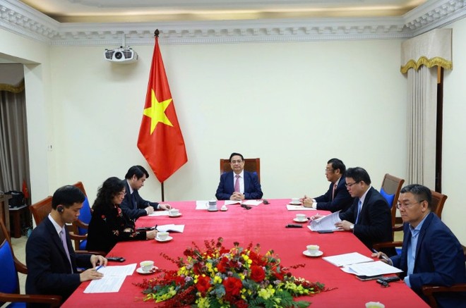 Thủ tướng Chính phủ đề nghị Angola hỗ trợ thêm về nguồn cung cấp dầu thô và khí đốt cho Việt Nam - Ảnh: VGP.