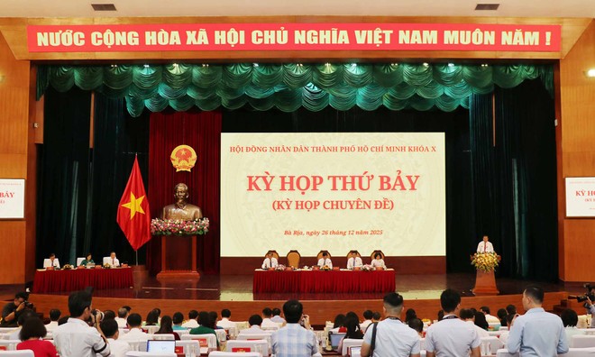Kỳ họp thứ nhất HĐND TP.HCM khóa XI, nhiệm kỳ 2026 - 2031 sẽ diễn ra vào sáng 30/3, tập trung bầu các chức danh chủ chốt của HĐND và UBND Thành phố nhiệm kỳ mới. Ảnh: Trọng Tín.