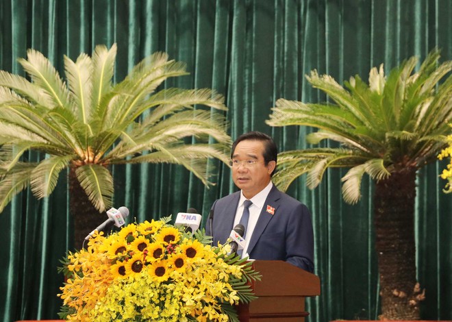 Ông Nguyễn Văn Được tái đắc cử Chủ tịch UBND Thành phố nhiệm kỳ 2026 - 2031. Ảnh: Trọng Tín.