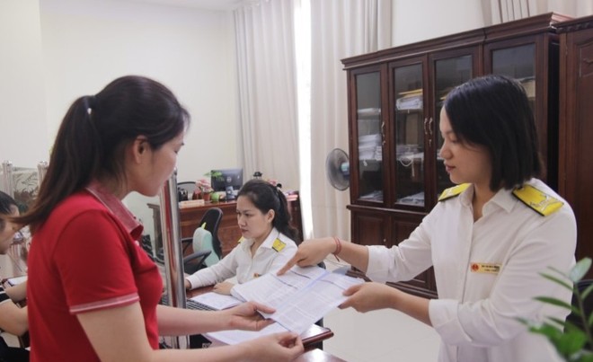 Hoạt động nghiệp vụ của công chức Thuế tỉnh Lạng Sơn. Ảnh: Báo Lạng Sơn