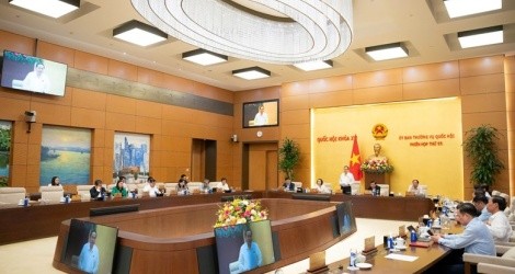 Một phiên họp của Ủy ban Thường vụ Quốc hội.