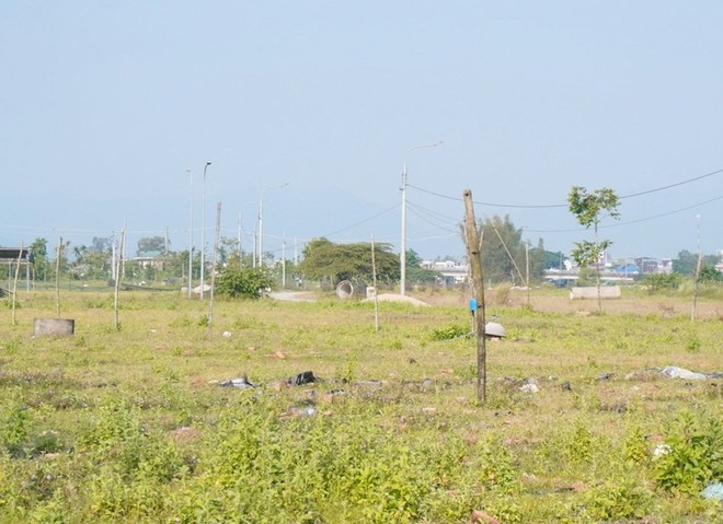 Dự án Kè và Khu dân cư Nam Sông Vệ có vốn đầu tư gần 186 tỷ đồng. Ảnh: T.D