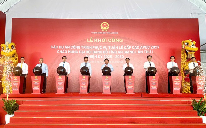 Lễ khởi công các dự án, công trình phục vụ Tuần lễ cấp cao APEC 2027