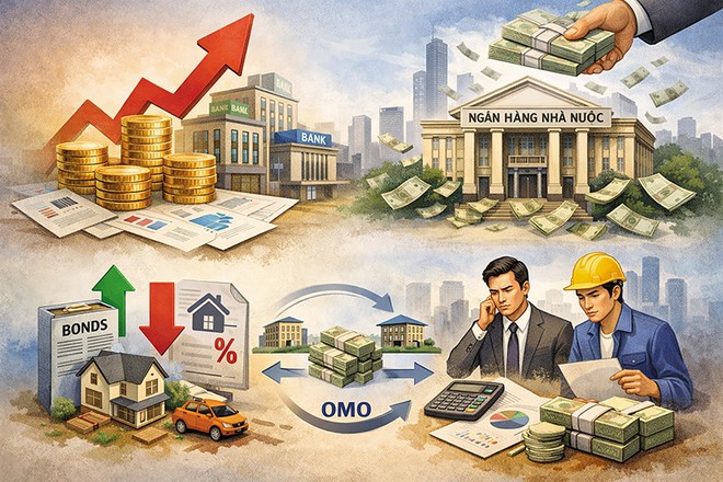 Lãi suất huy động tăng nóng, kéo theo chi phí vốn leo thang, tạo áp lực lớn lên doanh nghiệp và nền kinh tế