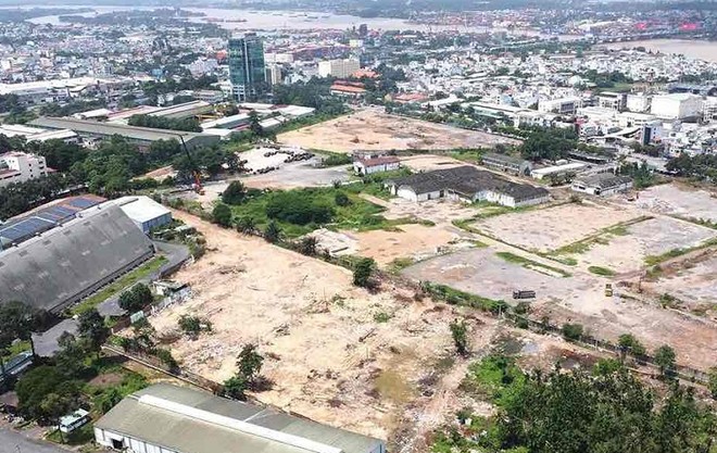 Một số khu vực trong Khu công nghiệp Biên Hòa 1 đã được doanh nghiệp bàn giao mặt bằng - Ảnh: A.C