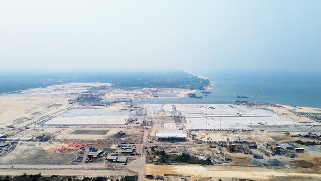 Dự án khu bến cảng Mỹ Thuỷ. Ảnh: Ngọc Tân