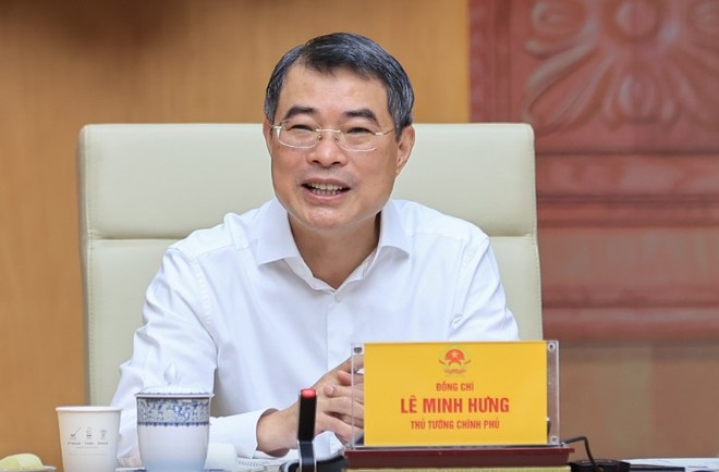 Thủ tướng Lê Minh Hưng yêu cầu Bộ, ngành công thương chịu trách nhiệm không để thiếu điện, xăng dầu trong mọi tình huống - Ảnh: VGP.