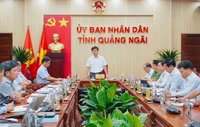 Lãnh đạo UBND tỉnh Quảng Ngãi chỉ đạo tháo gỡ Dự án Khu đô thị công nghiệp Dung Quất.