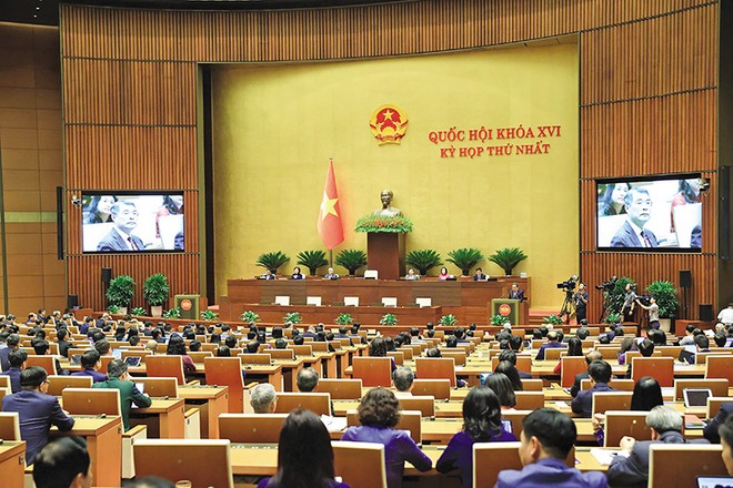 Một phiên họp toàn thể của Kỳ họp thứ nhất, Quốc hội khóa XVI 