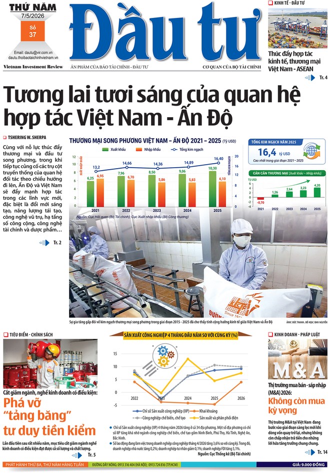 Báo Đầu tư số 37