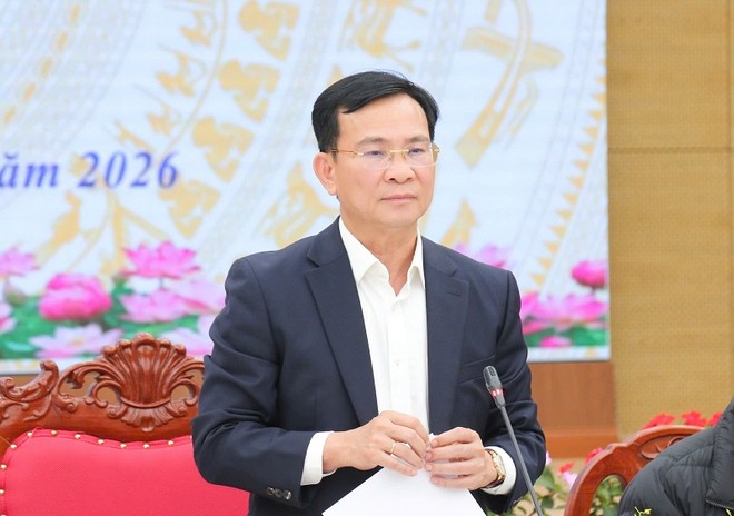 Chủ tịch UBND tỉnh Lâm Đồng đã phê bình nghiêm khắc 10 Chủ tịch UBND xã, phường được giao kế hoạch vốn năm 2026 lớn nhưng chưa giải ngân. Ảnh: Hạ Chúc 