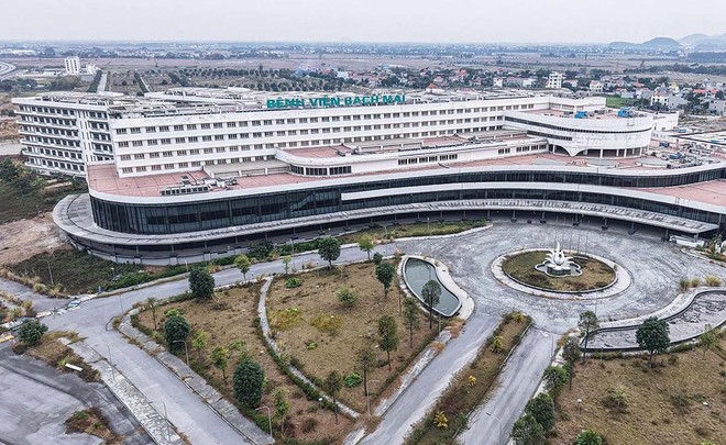 Dự án cơ sở 2 Bệnh viện Bạch Mai và Bệnh viện Việt Đức bị đình trệ nhiều năm, dẫn đến lãng phí lớn tài sản Nhà nước (Ảnh: P.V)