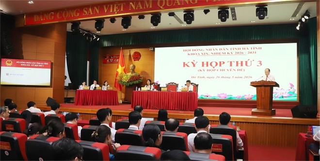HĐND tỉnh Hà Tĩnh khóa XIX tổ chức Kỳ họp thứ 3 (kỳ họp chuyên đề) để xem xét và thông qua 4 Nghị quyết quan trọng.