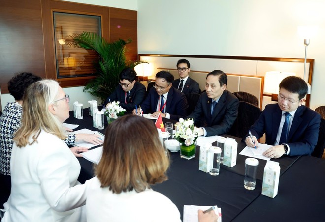 Quang cảnh buổi tiếp.