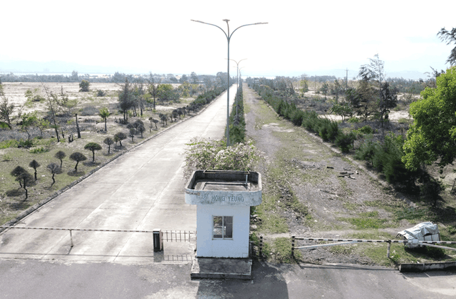 Khu công nghiệp Nhơn Hội - Khu B nằm trong Khu kinh tế Nhơn Hội. Ảnh: T.X. 