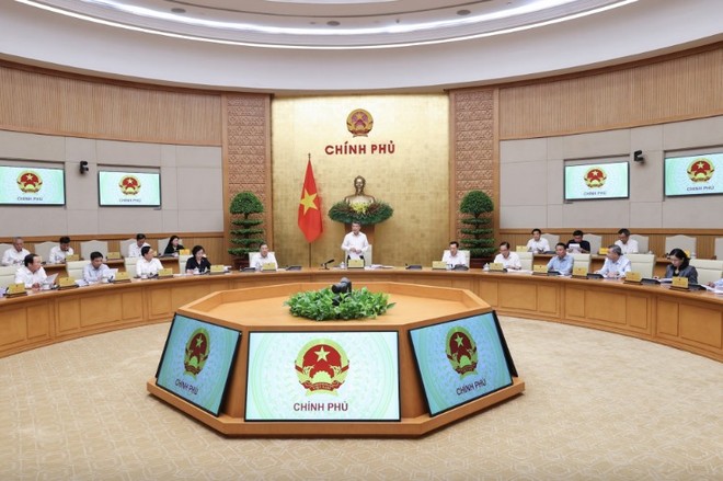 Thủ tướng Chính phủ Lê Minh Hưng chủ trì phiên họp Chính phủ thường kỳ tháng 5 năm 2026.