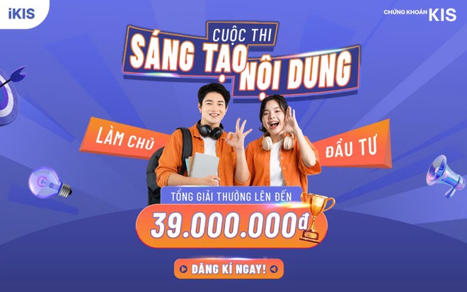 KIS tìm kiếm tài năng sáng tạo nội dung tài chính trong giới sinh viên