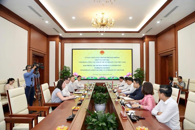 Hải Phòng sẵn sàng tạo mọi điều kiện thuận lợi cho các doanh nghiệp Hoa Kỳ đến hợp tác đầu tư