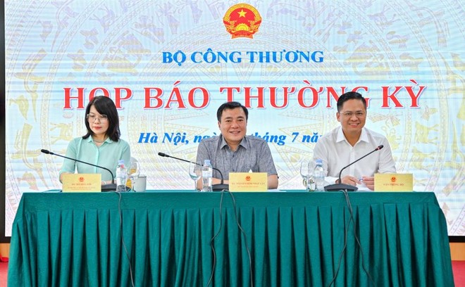 Họp báo thường kỳ quý II/2026 Bộ Công thương, chiều 7/7.