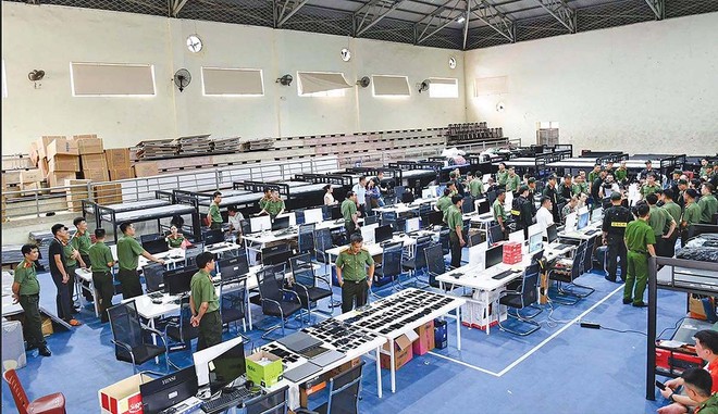 Một căn cứ tội phạm online chưa kịp vận hành bị Công an tỉnh Phú Thọ triệt phá tháng 6/2026