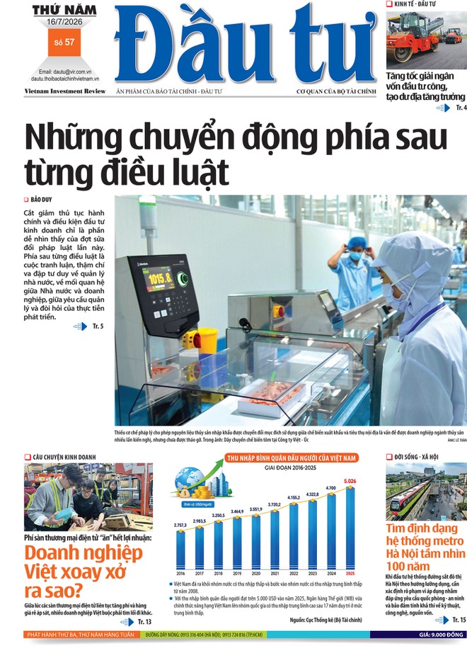 Báo Đầu tư số 57