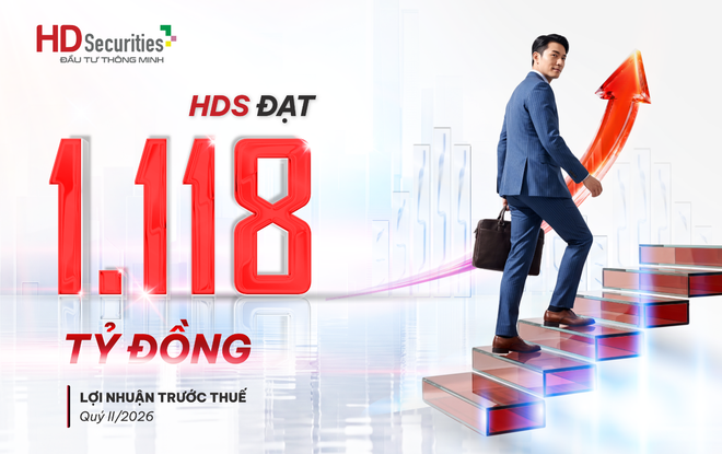 HDS gia nhập nhóm lãi nghìn tỷ, lợi nhuận quý II/2026 gấp gần 4 lần cùng kỳ