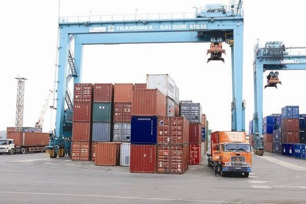 Một góc cụm cảng ICD Trường Thọ - Ảnh: Đ. D