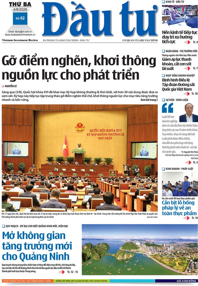 Báo Đầu tư số 62
