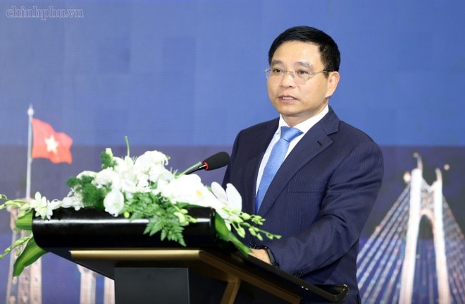 Phó Thủ tướng Nguyễn Văn Thắng phát biểu chỉ đạo tại buổi lễ. Ảnh: Chinhphu.vn