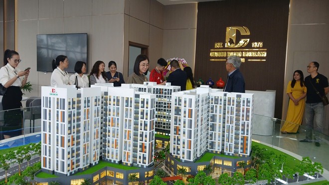 Dự án Nhà ở xã hội tại khu đất chung cư số 3, do Công ty cổ phần Chương Dương Homeland – Đà Nẵng làm chủ đầu tư. Ảnh Hoàng Anh