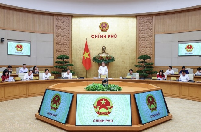 Thủ tướng Chính phủ Lê Minh Hưng chủ trì Phiên họp Chính phủ chuyên đề xây dựng pháp luật tháng 8/2026 (Phiên thứ hai) - Ảnh: chinhphu.vn