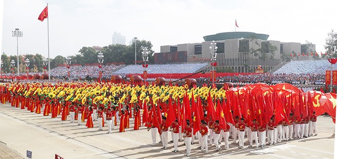 Sau 40 năm Đổi mới, Việt Nam đã tạo dựng nền tảng vững chắc để hướng tới mục tiêu thịnh vượng vào năm 2045. Ảnh: Đức Thanh