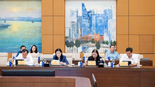 Một phiên họp của Ủy ban Thường vụ Quốc hội.