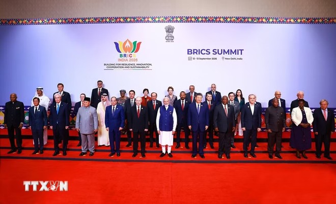 Các đại biểu tham dự Hội nghị Thượng đỉnh BRICS lần thứ 18. Ảnh: TTXVN.