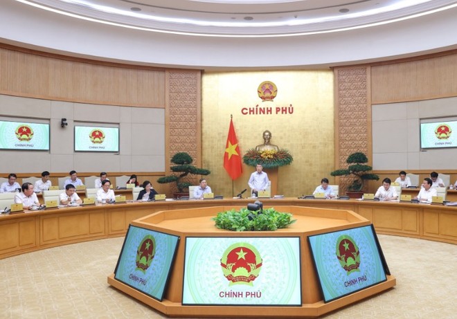 Thủ tướng Lê Minh Hưng chủ trì Phiên họp Chính phủ chuyên đề xây dựng pháp luật.