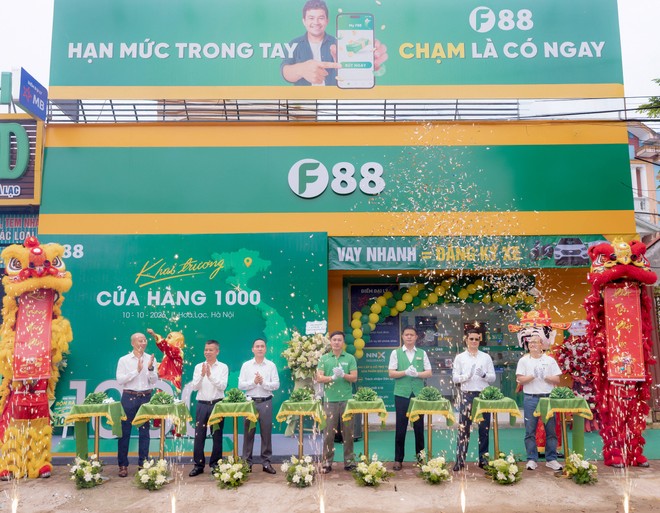 Lễ cắt băng khai trương cửa hàng thứ 1000 của F88.